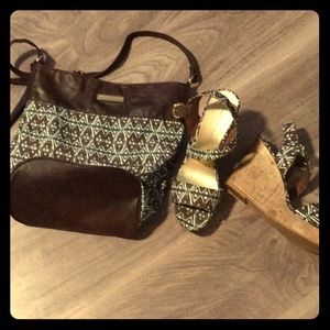 Christian Siriano  heels and matching purse